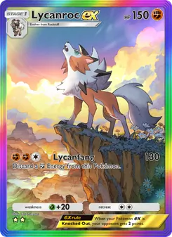 Lycanroc ex - Extradimensional Crisis