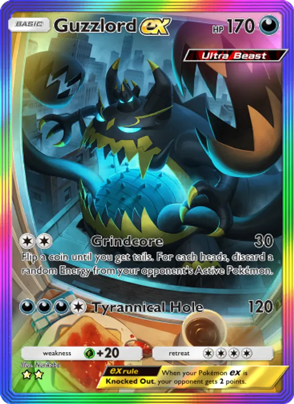 Guzzlord ex - Extradimensional Crisis Pokemon Card