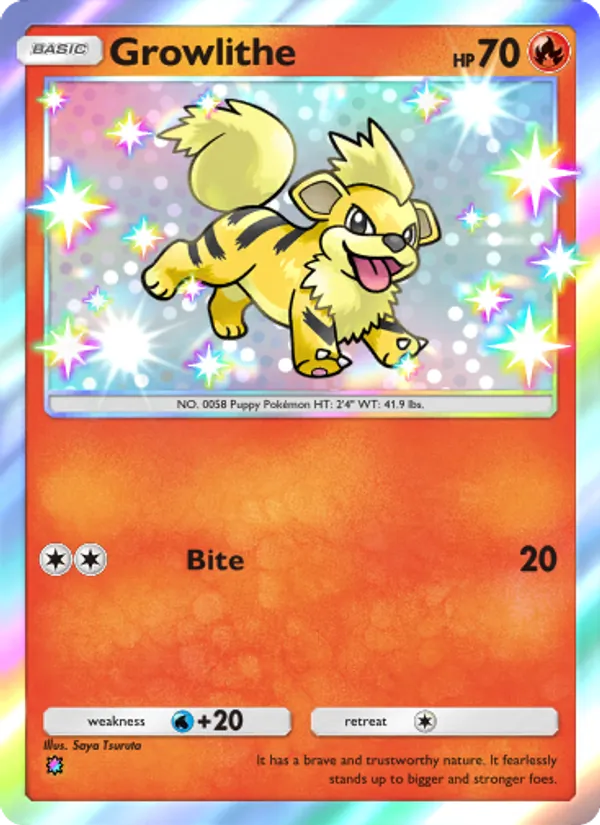 Growlithe - Extradimensional Crisis Pokemon Card