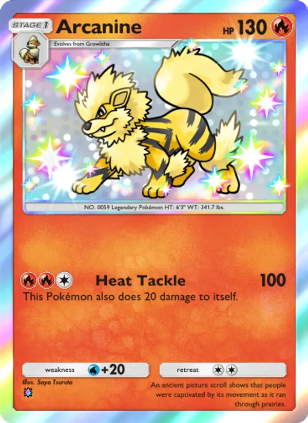 Arcanine - Extradimensional Crisis Pokemon Card