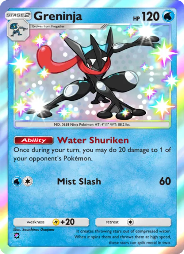 Greninja - Extradimensional Crisis Pokemon Card