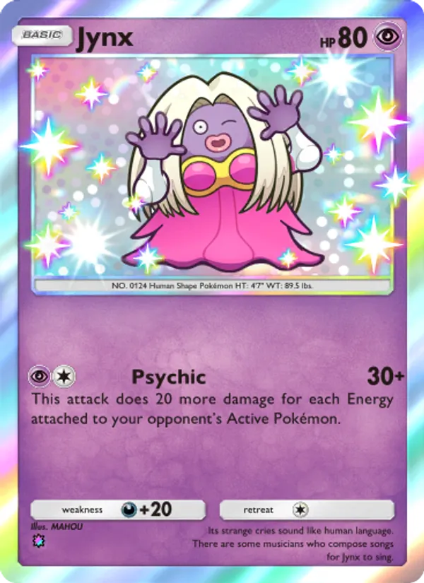 Jynx - Extradimensional Crisis Pokemon Card