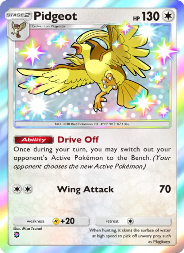 Pidgeot - Extradimensional Crisis Pokemon Card