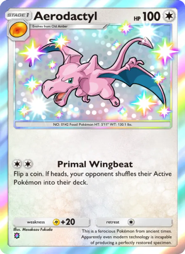 Aerodactyl - Extradimensional Crisis Pokemon Card