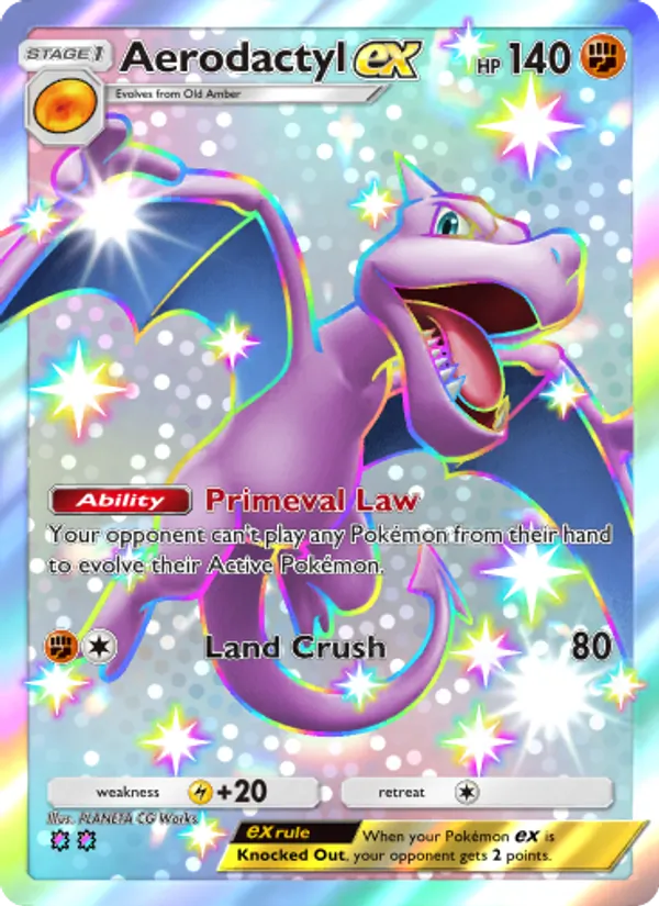 Aerodactyl ex - Extradimensional Crisis Pokemon Card