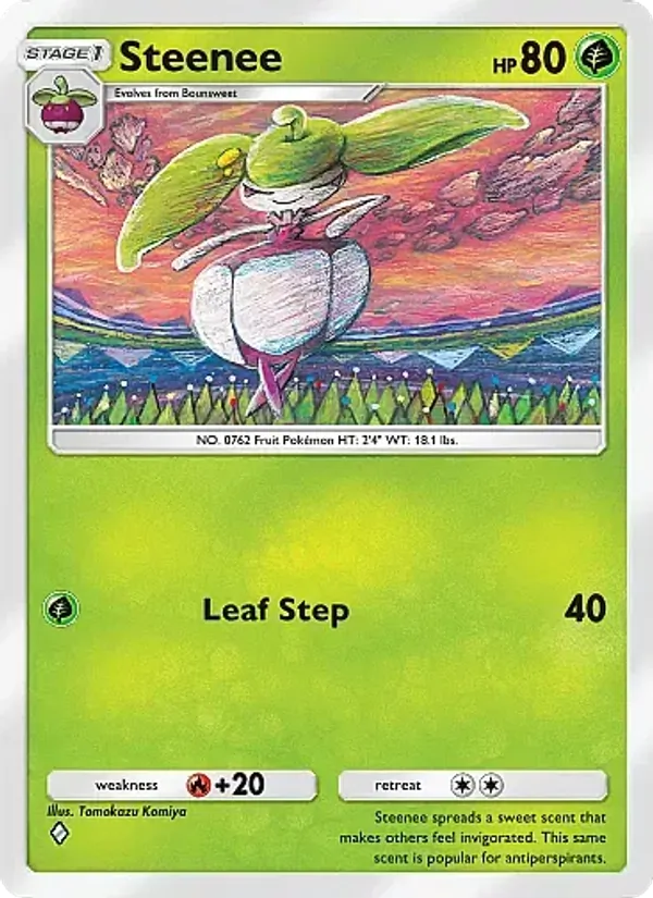 Steenee - Eevee Grove Pokemon Card