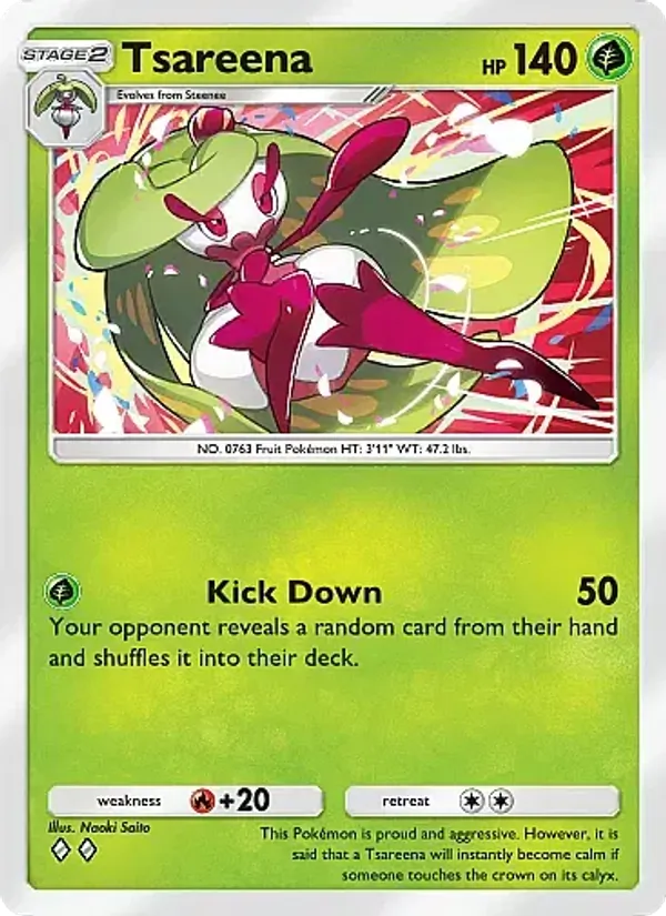 Tsareena - Eevee Grove Pokemon Card