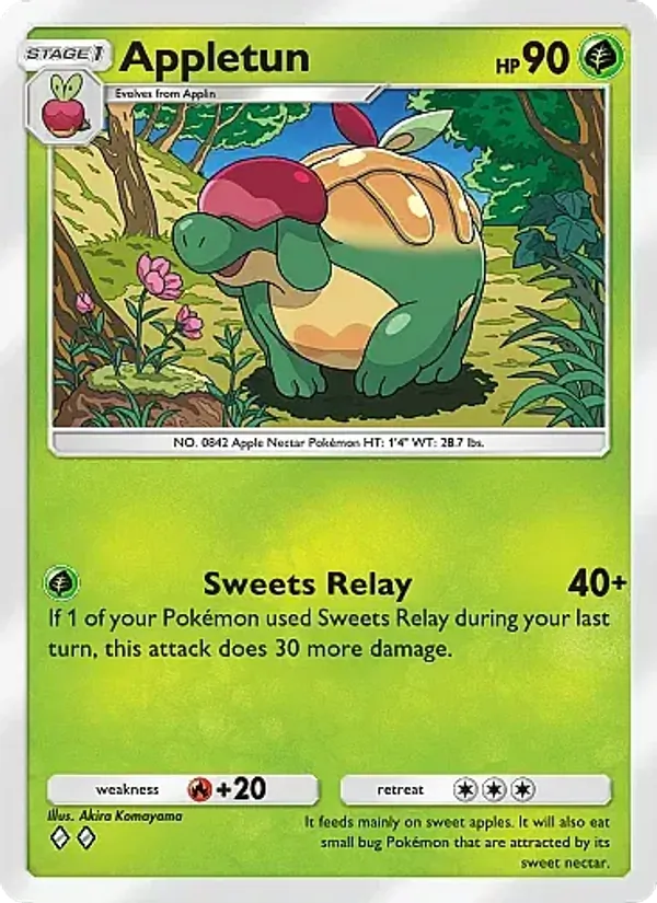 Appletun - Eevee Grove Pokemon Card