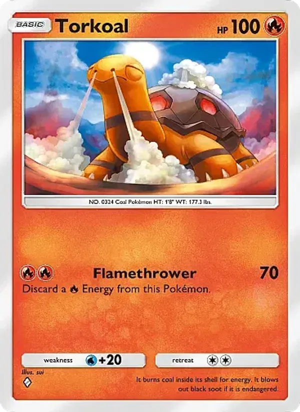 Torkoal - Eevee Grove Pokemon Card