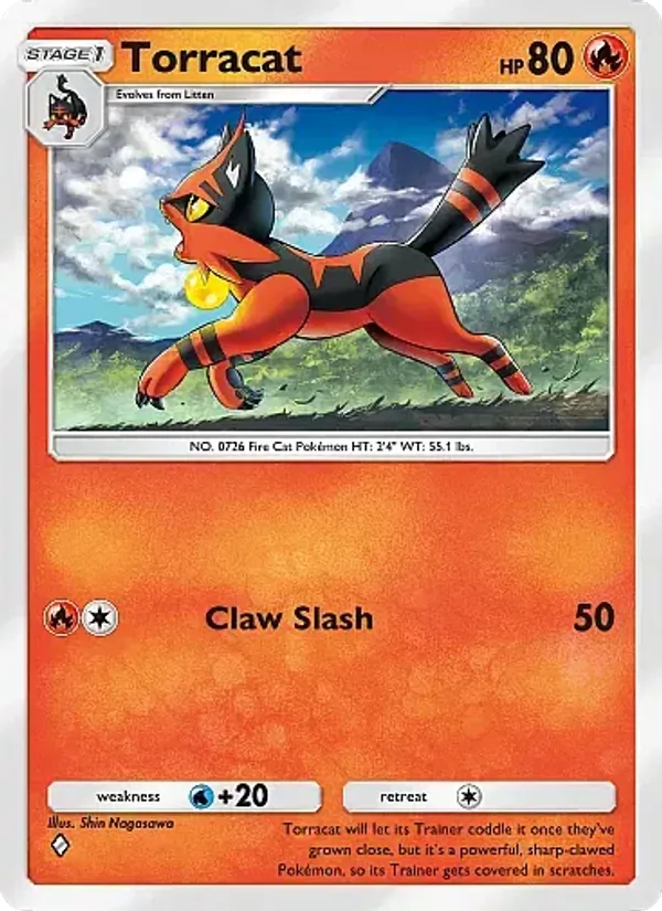 Torracat - Eevee Grove Pokemon Card