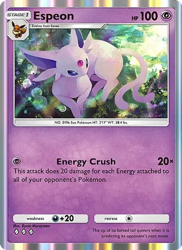 Espeon - Eevee Grove Pokemon Card