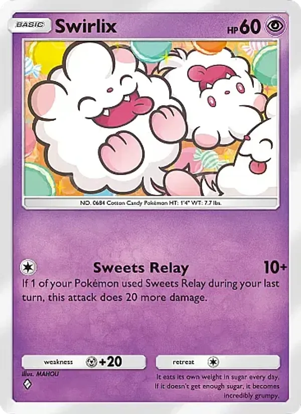 Swirlix - Eevee Grove Pokemon Card