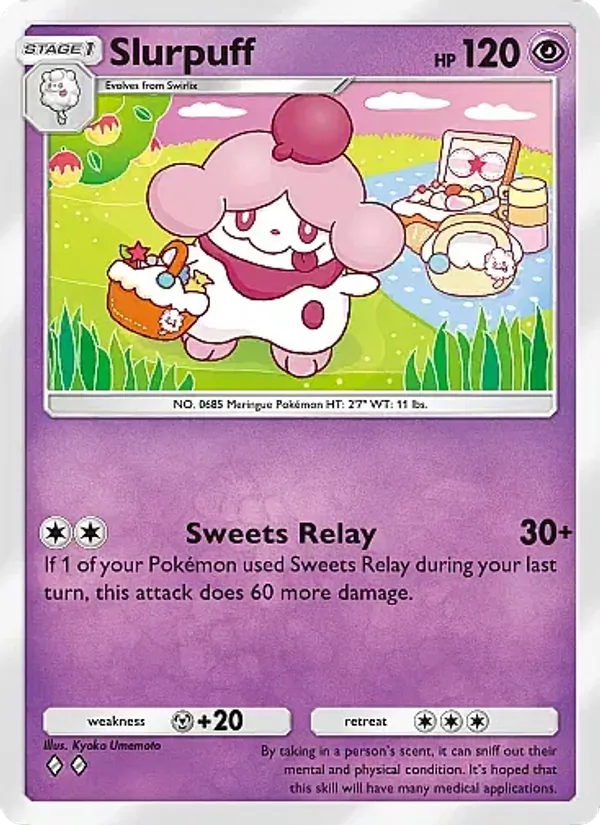 Slurpuff - Eevee Grove Pokemon Card