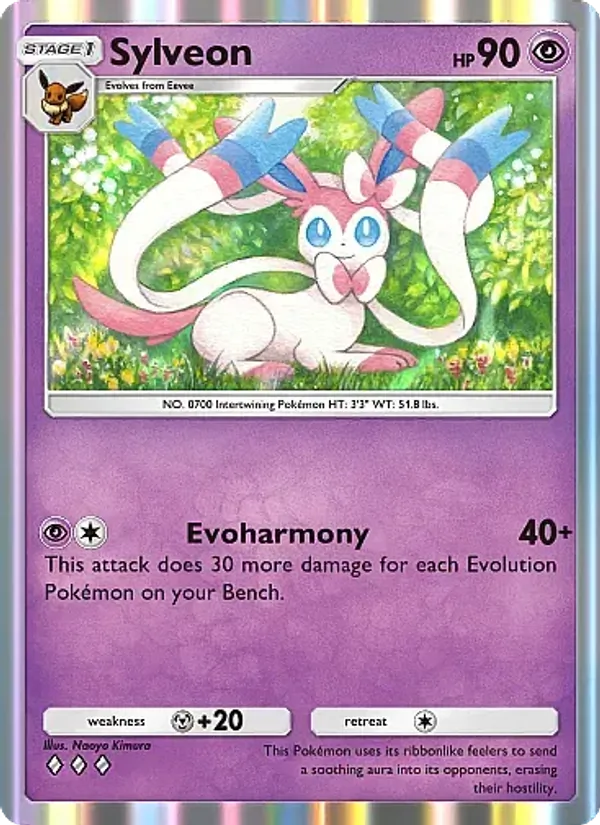 Sylveon - Eevee Grove Pokemon Card