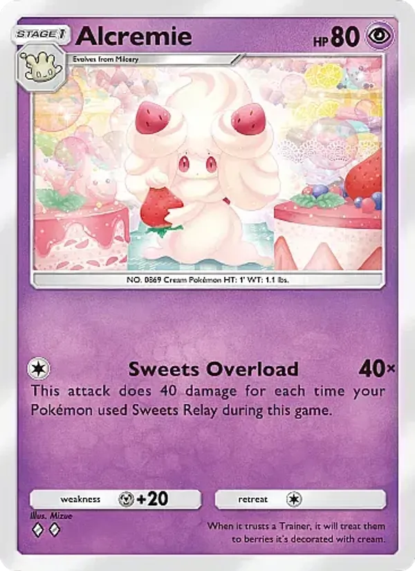 Alcremie - Eevee Grove Pokemon Card