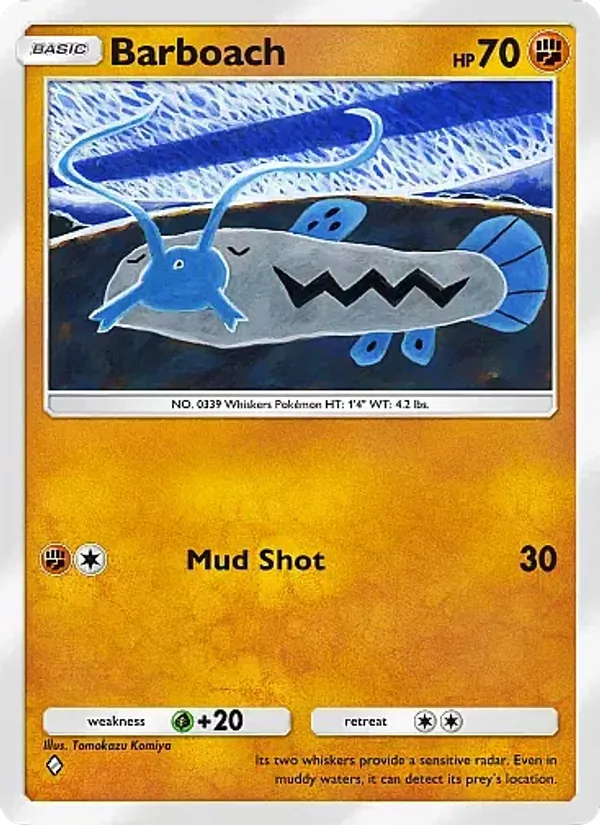 Barboach - Eevee Grove Pokemon Card