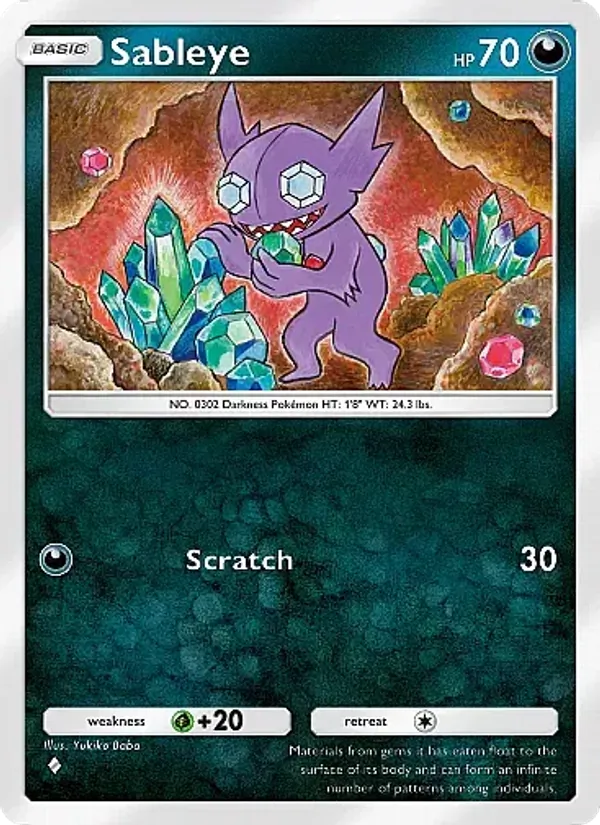 Sableye - Eevee Grove Pokemon Card