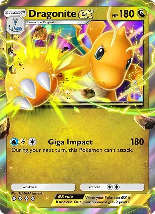 Dragonite ex - Eevee Grove Pokemon Card