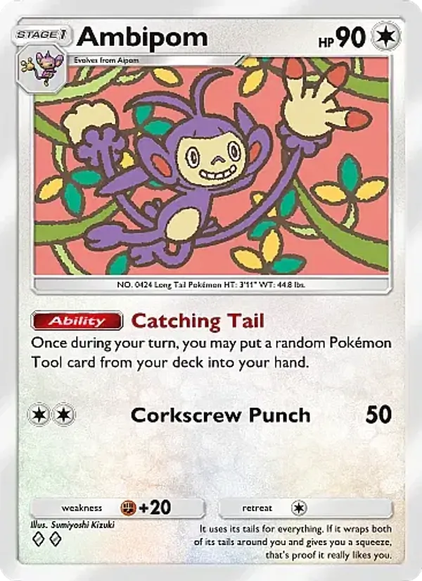 Ambipom - Eevee Grove Pokemon Card