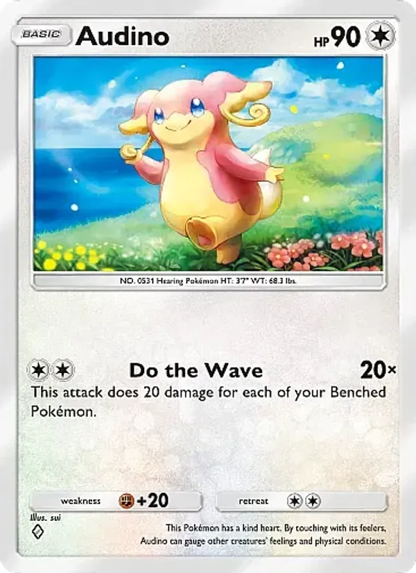 Audino - Eevee Grove Pokemon Card