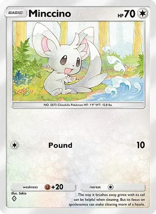 Minccino - Eevee Grove Pokemon Card