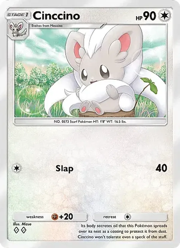 Cinccino - Eevee Grove Pokemon Card