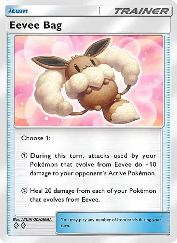 Eevee Bag - Eevee Grove Pokemon Card
