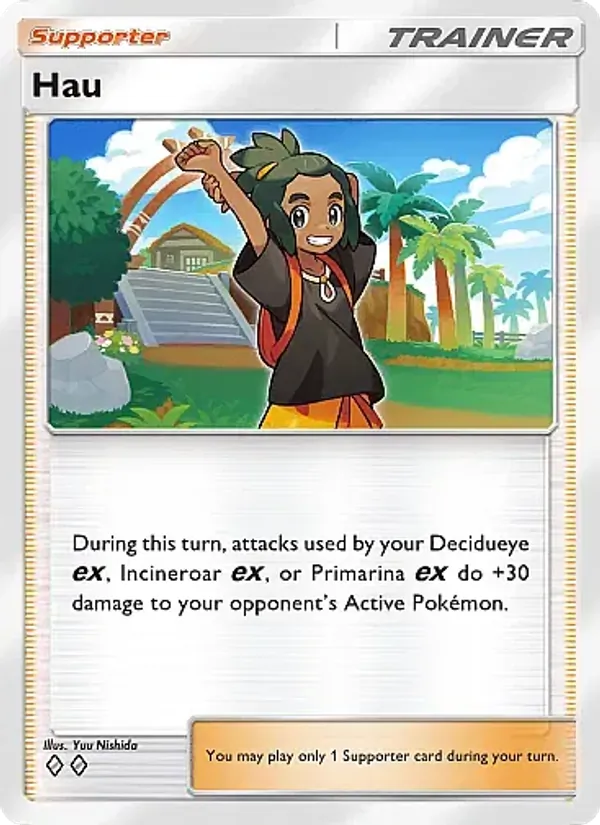 Hau - Eevee Grove Pokemon Card