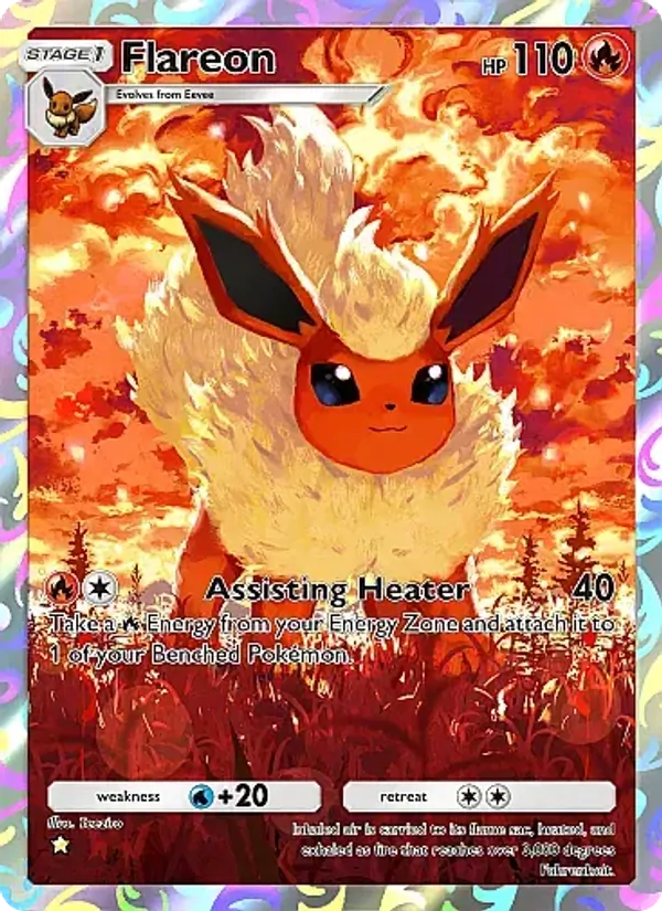 Flareon - Eevee Grove Pokemon Card
