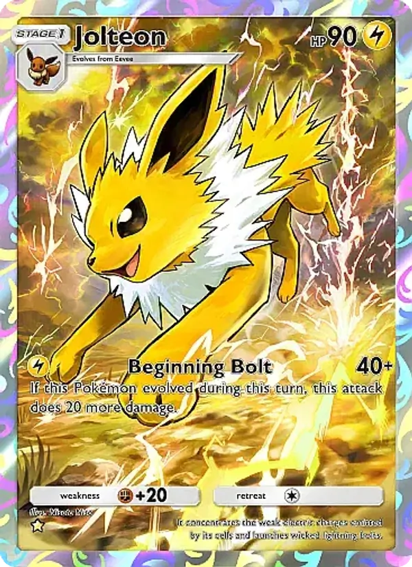 Jolteon - Eevee Grove Pokemon Card