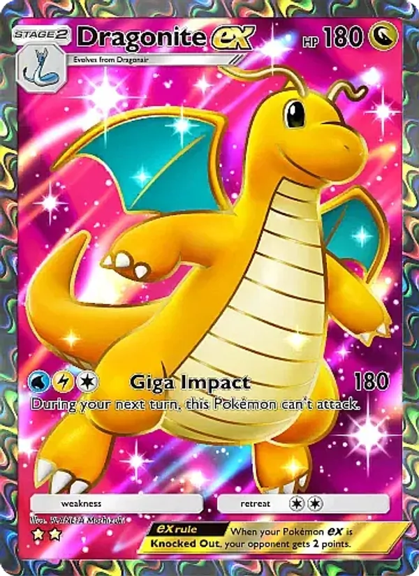 Dragonite ex - Eevee Grove Pokemon Card