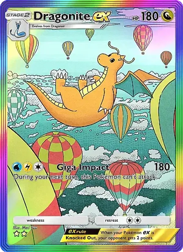 Dragonite ex - Eevee Grove Pokemon Card