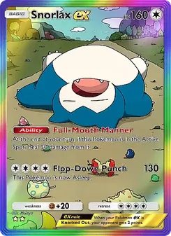 Snorlax ex - Eevee Grove