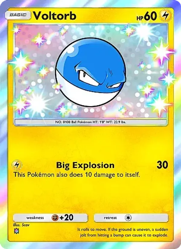 Voltorb - Eevee Grove Pokemon Card