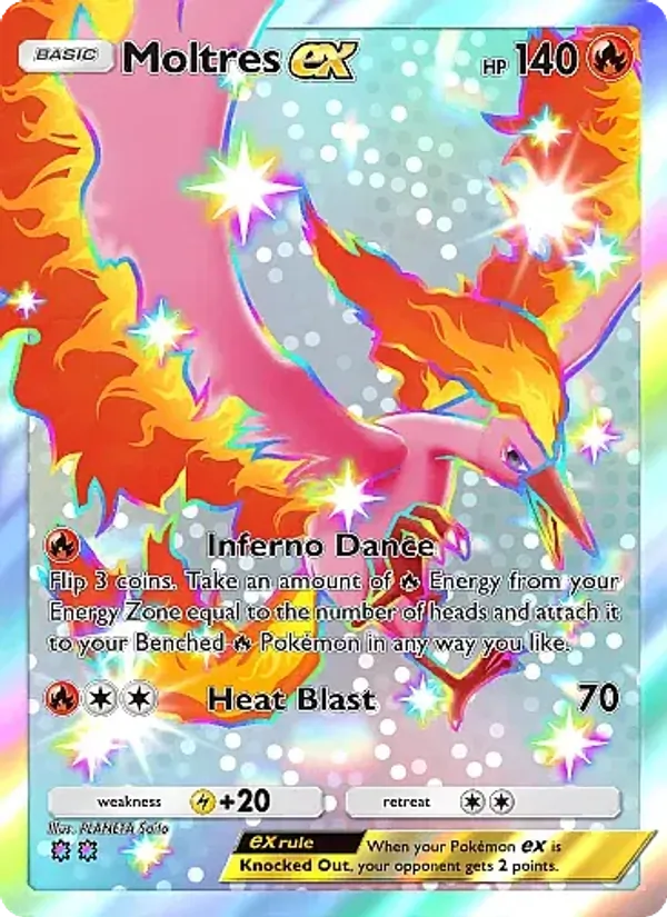 Moltres ex - Eevee Grove Pokemon Card