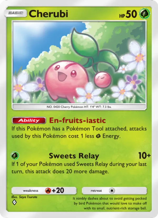 Cherubi - Wisdom of Sea and Sky Pokemon Card