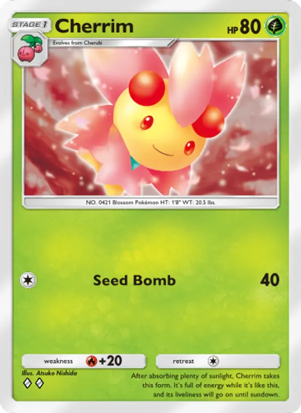 Cherrim - Wisdom of Sea and Sky Pokemon Card