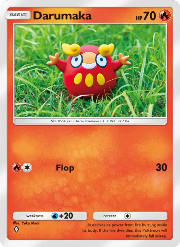 Darumaka - Wisdom of Sea and Sky Pokemon Card