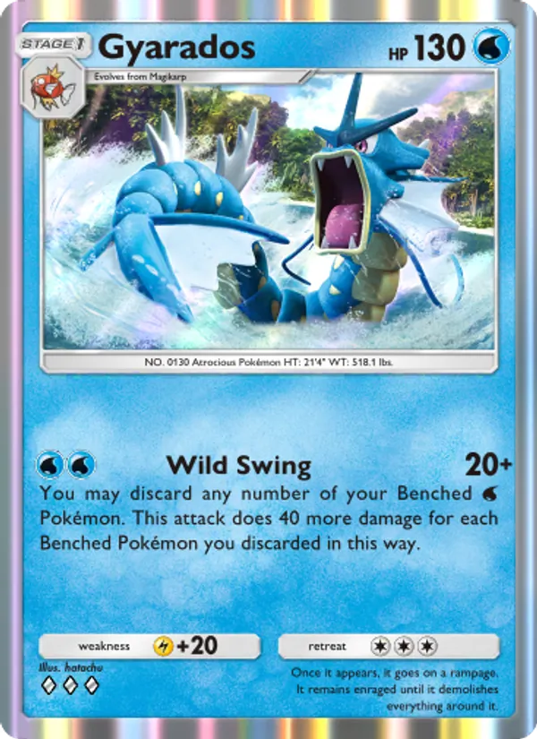 Gyarados - Wisdom of Sea and Sky Pokemon Card
