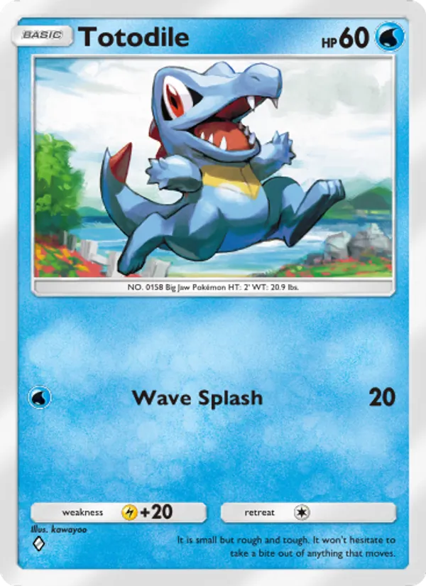 Totodile - Wisdom of Sea and Sky Pokemon Card