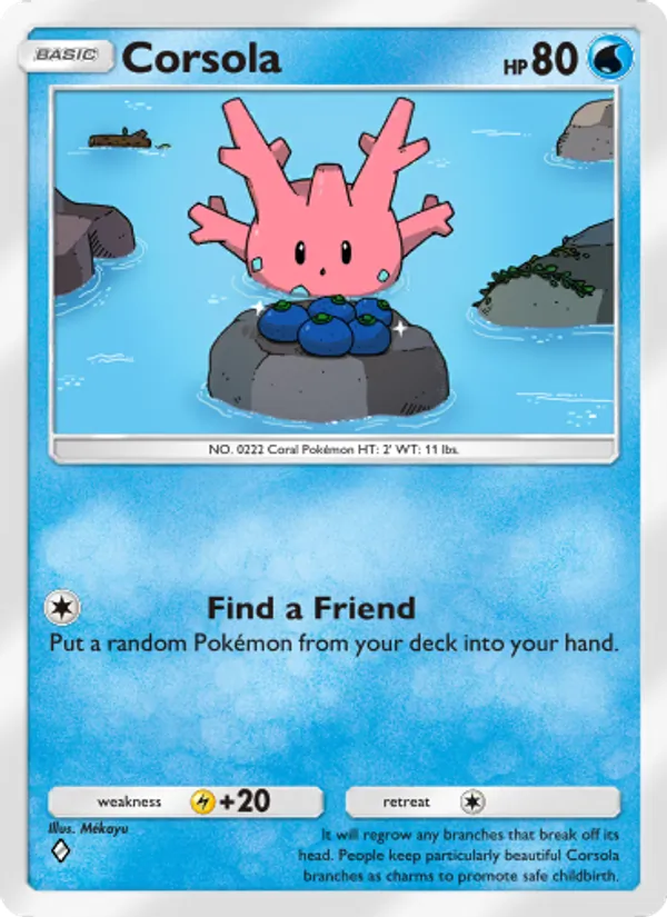 Corsola - Wisdom of Sea and Sky Pokemon Card