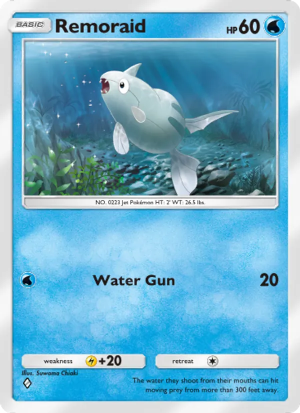 Remoraid - Wisdom of Sea and Sky Pokemon Card