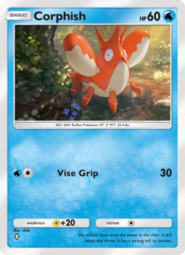 Corphish - Wisdom of Sea and Sky Pokemon Card