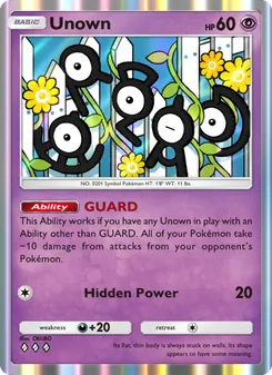 Unown - Wisdom of Sea and Sky