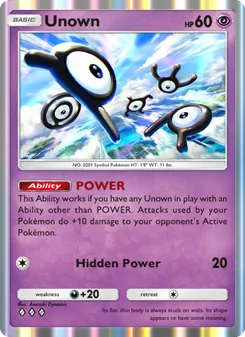 Unown - Wisdom of Sea and Sky