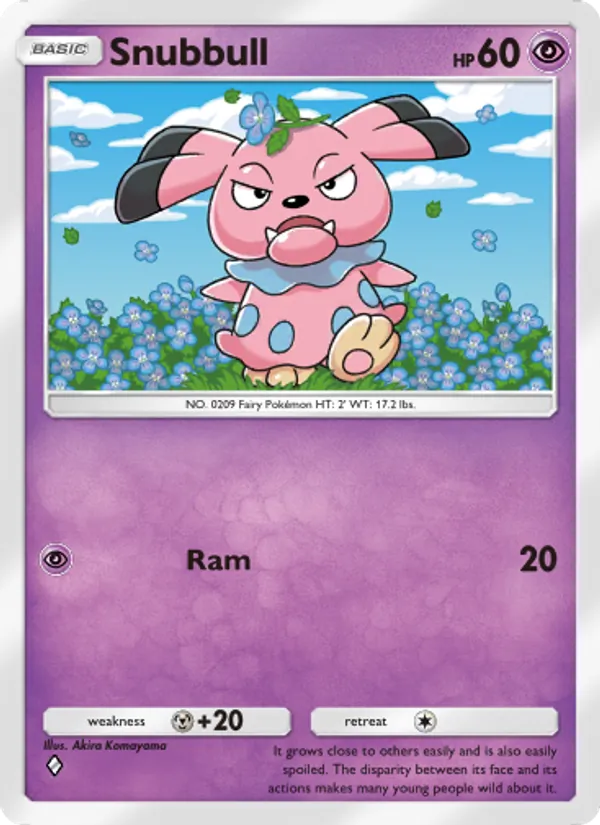 Snubbull - Wisdom of Sea and Sky Pokemon Card