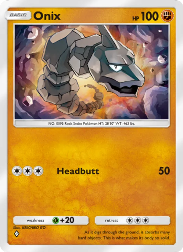 Onix - Wisdom of Sea and Sky Pokemon Card