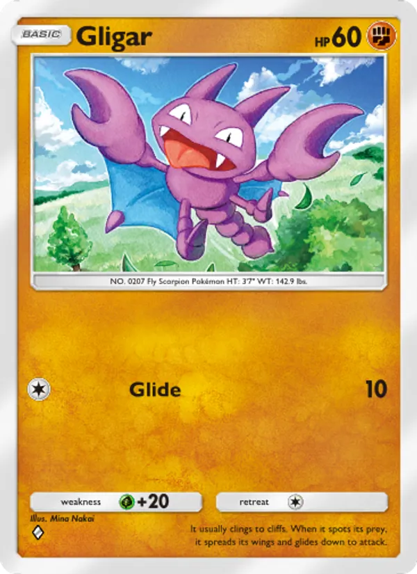 Gligar - Wisdom of Sea and Sky Pokemon Card