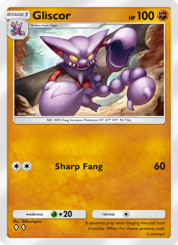 Gliscor - Wisdom of Sea and Sky Pokemon Card