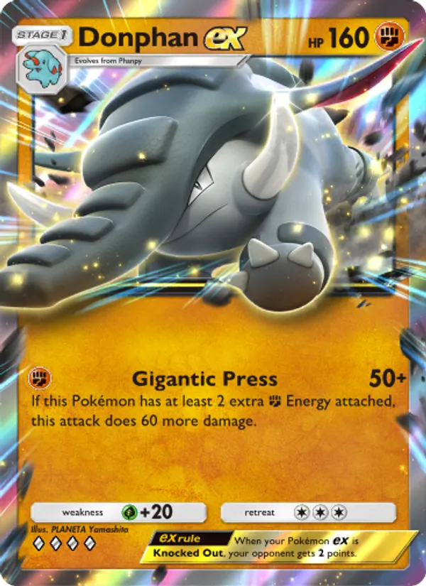 Donphan ex - Wisdom of Sea and Sky Pokemon Card
